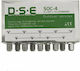 Digisat TV / SAT x4 Комбайнер Сателитна URZ0615