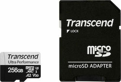 Transcend 340S microSDXC 256GB Clasa 10 U3 V30 A2 UHS-I cu adaptor