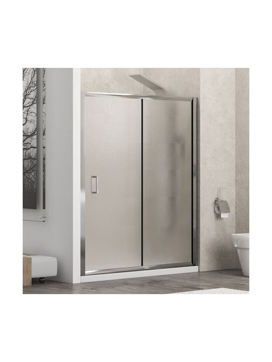 Karag New Flora 500 NFLF500110 Shower Screen for Shower with Sliding Door 110x180cm Fabric