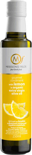 Messolongi Fields Ulei de Măsline Extra Virgin Produs organic cu Aromă Lămâie 250ml 1buc