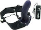 Seven Creations Vibrating Alias Female Strap On Harness με Dildo 15cm και Δόνηση σε Μωβ Χρώμα