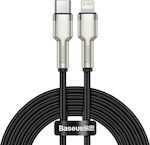 Baseus Cafule Metal Geflochten USB-C zu Lightning Kabel 20W Schwarz 2m (CATLJK-B01)