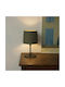Faro Barcelona Samba Metal Table Lamp for Socket E27 with Green Shade and Black Base