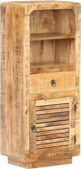 Cabinet Storage Solid Wood Natural L45xW32xH110cm