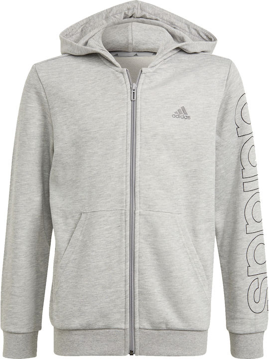 adidas Kinder-Sweatshirt Strickjacke mit Kapuze...