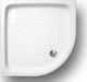 Gloria 27-2206 Duș U-Shaped Din Porțelan 80x80cm Albă