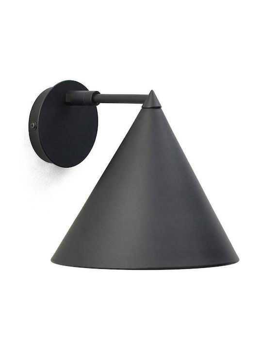 Am.Pm Moke Classic Lamp Wall with Socket E14 Black 21cm