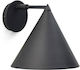 Am.Pm Moke Classic Lamp Wall with Socket E14 Black 21cm