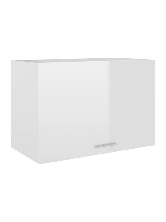 Wall Cabinet Λευκό L60xW31xH40cm