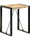 Kitchen Square Table Natural 60x60x75cm