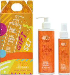 Aloe Colors Sweet Blossom Set Îngrijire pentru Hidratare & Curățarea corpului Curățarea corpului cu Spray de corp & Gel de dus