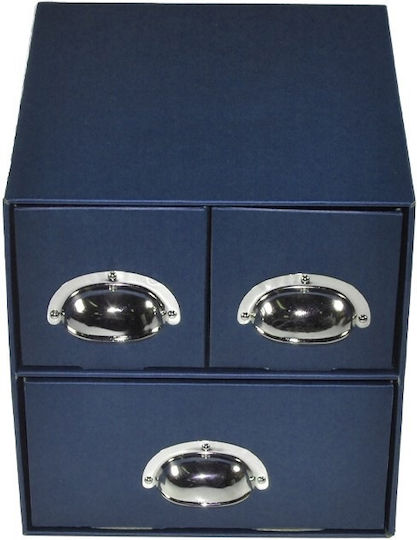 Next Hârtie Sertar de birou 3 Locuri 22cmx23cmx21cm Albastru Classic