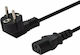 Savio Schuko - IEC C13 Cable 1.8m Black (CL-98)