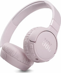 JBL Tune 660NC Ασύρματα/Ενσύρματα On Ear Ακουστικά με 44 ώρες Λειτουργίας Ροζ