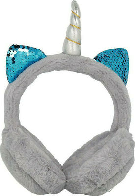 Gjby Unicorn Wired Over Ear Kids' Headphones Gray