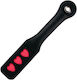 Sportsheets Leather Impression Paddle Paddle σε Μαύρο Χρώμα