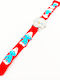 PS Silver Kids Analog Watch Smurfs with Rubber/Plastic Strap Red