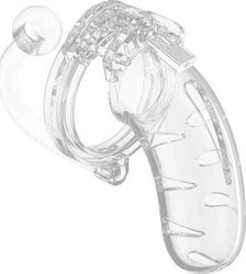 Shots Model 11 Chasity Cage with Plug Κλουβί Πέους σε Διάφανο Χρώμα