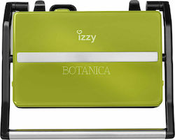Izzy Panini Botanica IZ-2005 Τοστιέρα για 2 Τοστ 800W Πράσινη