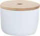 Nef-Nef Homeware Bright Tabletop Cotton Holder Acrylic White White