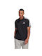 Adidas Aeroready Essentials 3-Stripes Ανδρική Μπλούζα Polo Κοντομάνικη Μαύρη