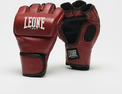 Leone Contest GP115 Leather MMA Gloves Red