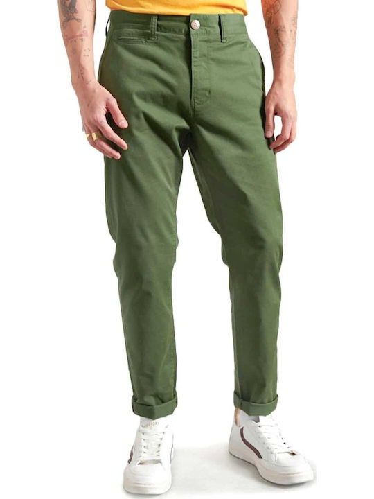 Superdry Παντελόνι Chino Ελαστικό σε Slim Εφαρμ...