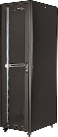 Elegant Cu picioare Cabină Rack 42U 80x100cm Negru ELGT42U8010BL211