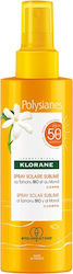 Klorane Polysianes Crema protectie solara Loțiune pentru Corp SPF50 în Spray 200ml