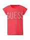 Guess Tricou pentru copii Roz