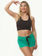 Bodymove Women's Sporty Shorts Green