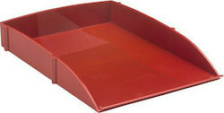 Osco Plastic Office Tray Red 0478