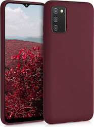 KWmobile Back Cover Σιλικόνης Μπορντό (Galaxy A...