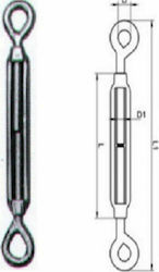 Wasi Spanner des Bootes Edelstahlseil mit Haken