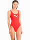 Sport Badeanzug Rot