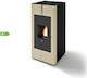 Eva Calor Tosca 24 Șemineu pe peleți Radiator 23kW Bej