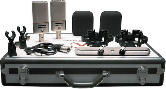Austrian Audio OC818 Dual Set Plus Комплект Кондензаторен Микрофон XLR Шоково монтиран за Студио в Черен Цвят