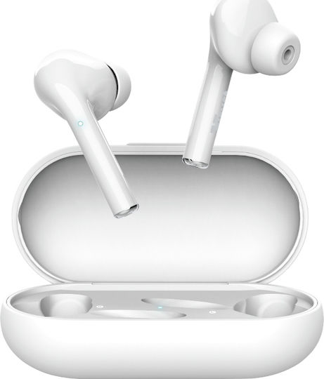 Trust Nika Touch In ear Bluetooth хендсфри Слушалки с Кутийка за Зареждане Бял