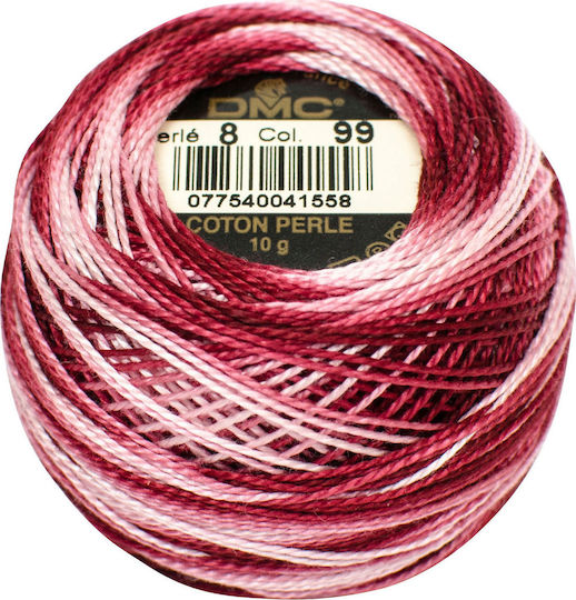 DMC Thread Embroidery Cotton Perle No8 Cotton Pink 87m