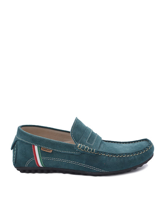 Robinson 1158 Men's Suede Moccasins Green