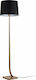 Faro Barcelona Rem Floor Lamp H171xW40cm. with Socket for Bulb E27 Black