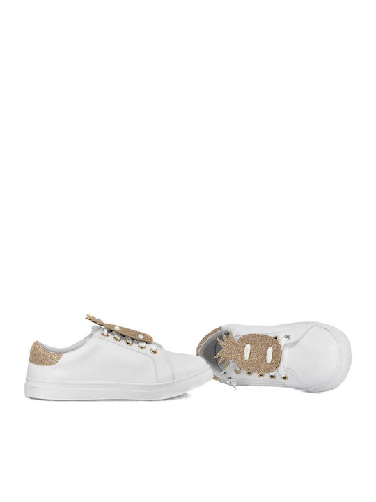 Glitter Extra Light Kinder Sneakers Weiß