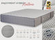 KS Kouppas Ejoyment Hybrid Anatomic Διπλό Ανατομικό Στρώμα Διπλής Όψης 140x190x30cm με Ανεξάρτητα Ελατήρια