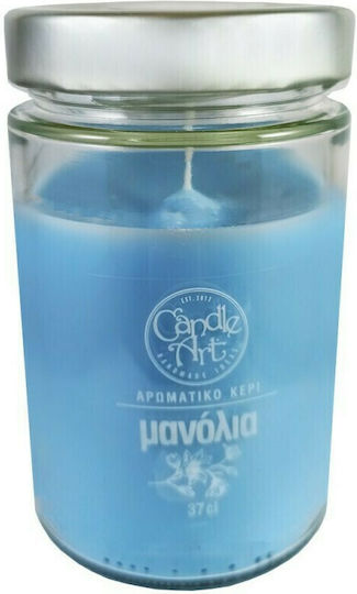Candle n'Art Αρωματικό Κερί σε Βάζο με Άρωμα Με Αιθέρια Έλαια Μανόλιας 370gr