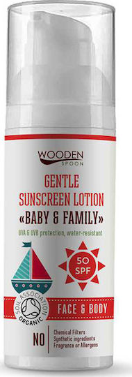Wooden Spoon Baby & Family Bebeluș Crema de Soare Emulsie 50ml