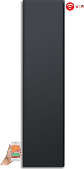 Radialight Icon 20 Θερμοπομπός Τοίχου 2000W με Ηλεκτρονικό Θερμοστάτη και WiFi 45x180cm Γκρι