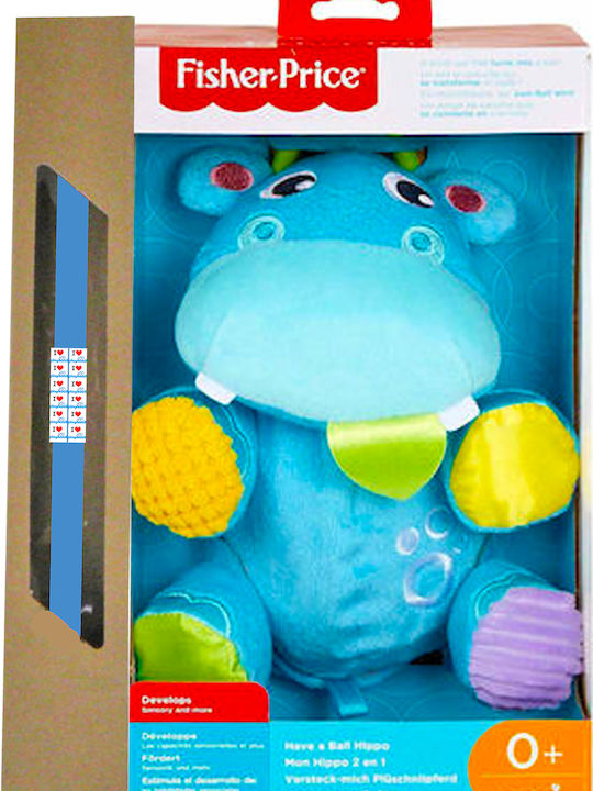 Παιχνιδολαμπάδα Have a Ball Hippo Μαλακό Ιπποποταμάκι-Μπαλίτσα για 0 + Ετών Fisher Price
