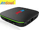 Andowl TV Box Q4 Pro 4K UHD with Wi-Fi 2GB RAM and 16GB Rear Toy Basket with Operating System Android 9.0