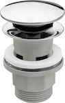 Ferro Valve Sink with Overflow Silver S287PP-B