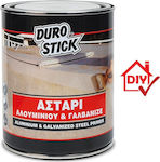 Durostick Αστάρι Αλουμινίου Γαλβανιζέ Primer Aluminium & Galvanized Primer Suitable for Aluminum 0.75lt